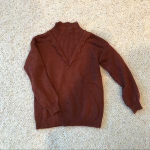 Vintage Mock Neck Sweater
